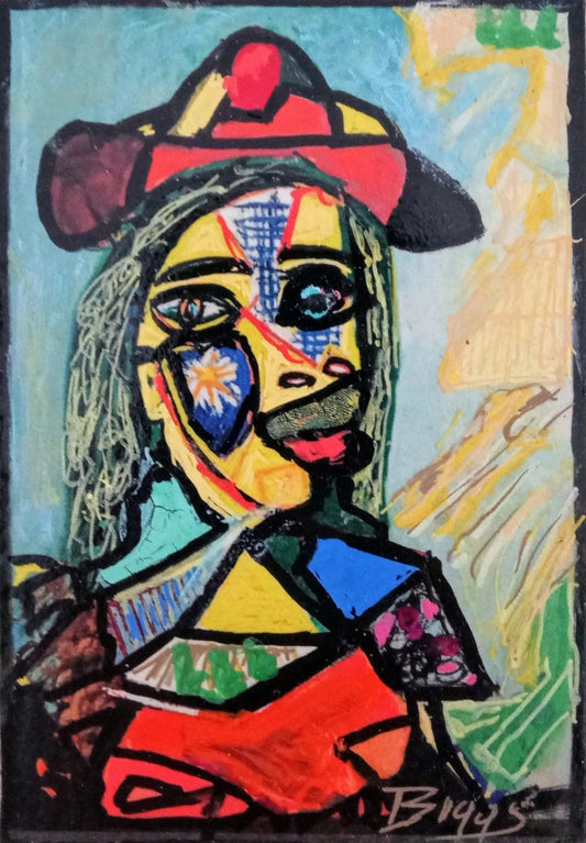 Biggcasso Original Artwork – Colourful Picasso-Inspired Pop Art by Biggs