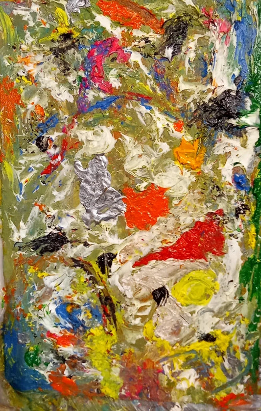 Gogh Colours Signed Artwork – Textured Abstract Colour Art by Biggs