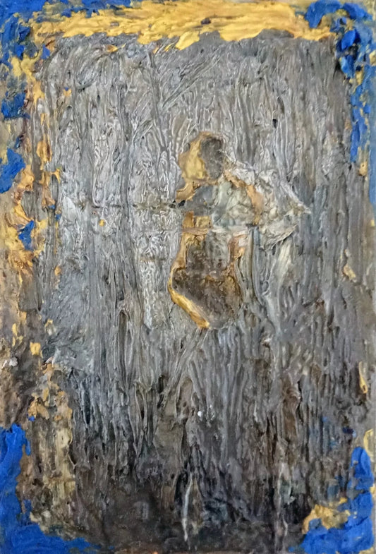 The Gate Original Artwork – Textured Abstract Canvas by Biggs
