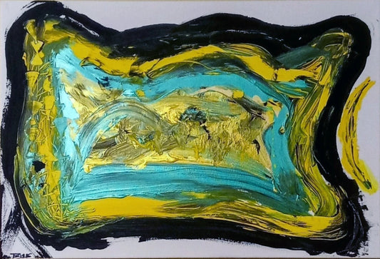 The Passion Original Artwork – Expressive Abstract Canvas by Biggs