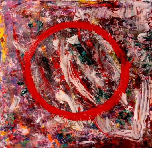 The Ring Original Artwork – Chaotic Abstract Canvas by Biggs