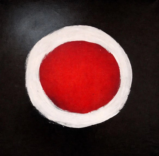 The Ring Original Artwork – Minimal Abstract Circle Canvas by Biggs