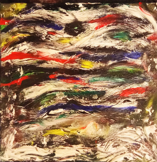 The Whistler Original Artwork – Expressive Abstract Canvas by Biggs