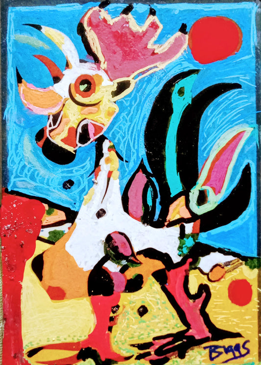 Fauvist Style Ash To Art In Loving Memory Of A Sister (Price on Request)